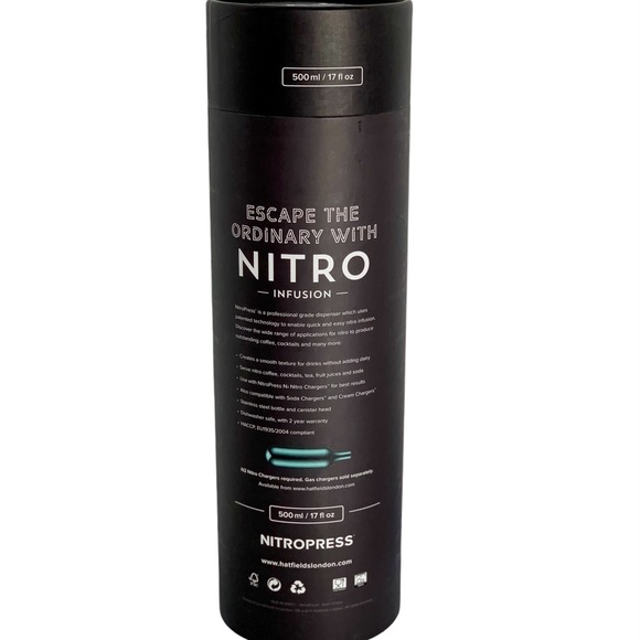 Hatfield’s NITROPRESS Nitro Infused Cold Brew Coffee Canister - Picture 5 of 13